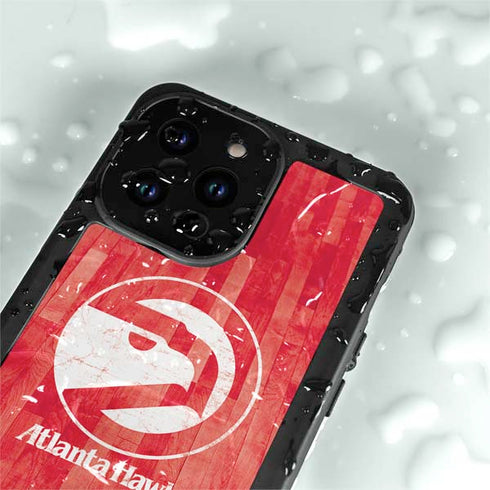 NBA Atlanta Hawks Hardwood Classics iPhone 14 Pro Max Waterproof Case