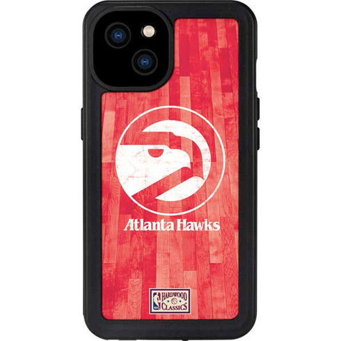 NBA Atlanta Hawks Hardwood Classics iPhone 15 Plus Waterproof Case