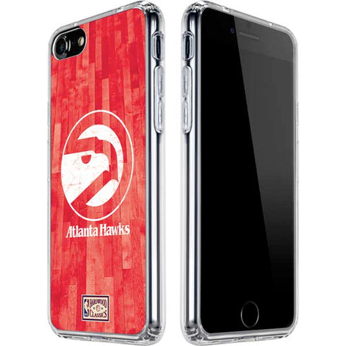 NBA Atlanta Hawks Hardwood Classics iPhone SE (2nd & 3rd Gen) Clear Case