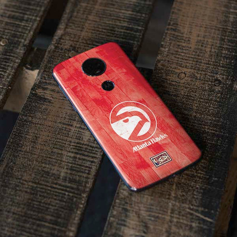NBA Atlanta Hawks Hardwood Classics Moto E5 Plus Skin