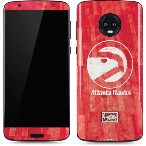 NBA Atlanta Hawks Hardwood Classics Moto G6 Skin