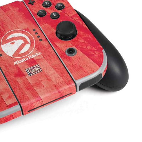 NBA Atlanta Hawks Hardwood Classics Nintendo Switch OLED (2021) Skin