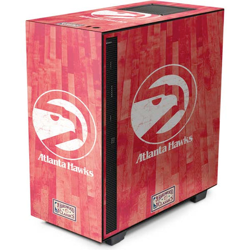NBA Atlanta Hawks Hardwood Classics NZXT H510 Compact ATX Mid-Tower Case Skin