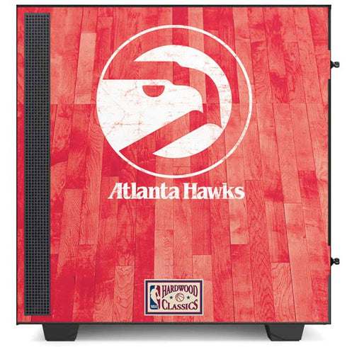 NBA Atlanta Hawks Hardwood Classics NZXT H510 Compact ATX Mid-Tower Case Skin