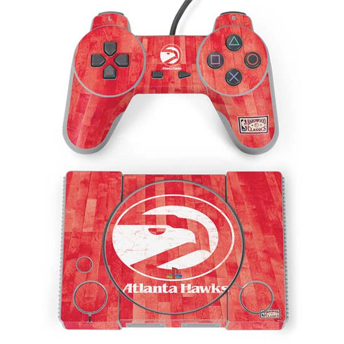 NBA Atlanta Hawks Hardwood Classics PlayStation Classic Bundle Skin