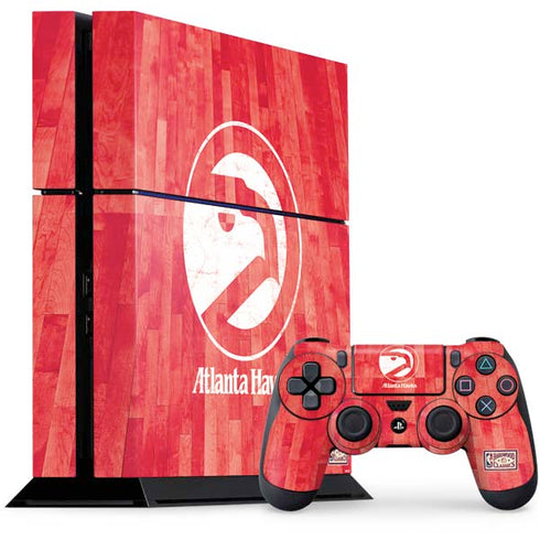 NBA Atlanta Hawks Hardwood Classics PS4 Console and Controller Bundle Skin