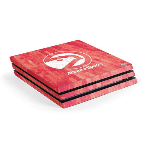 NBA Atlanta Hawks Hardwood Classics PS4 Pro Console Skin