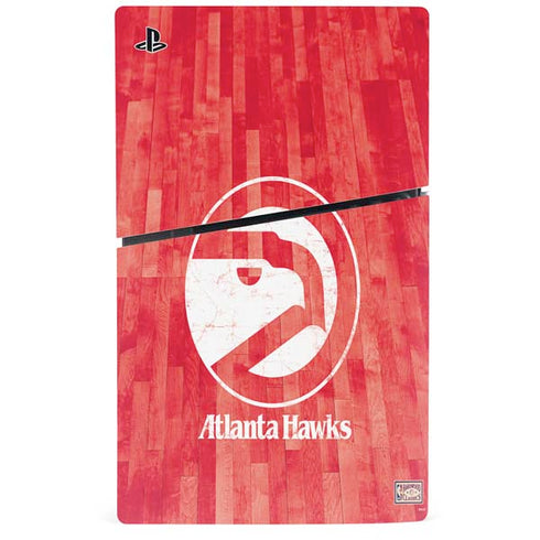 NBA Atlanta Hawks Hardwood Classics PS5 Slim Disk Console Skin