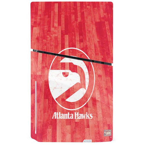 NBA Atlanta Hawks Hardwood Classics PS5 Slim Disk Console Skin