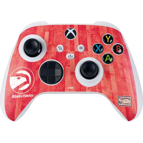 NBA Atlanta Hawks Hardwood Classics Xbox Series S Controller Skin