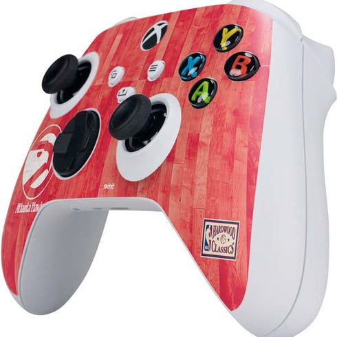 NBA Atlanta Hawks Hardwood Classics Xbox Series S Controller Skin