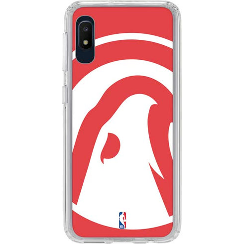 NBA Atlanta Hawks Largo Logo Galaxy A10e Clear Case
