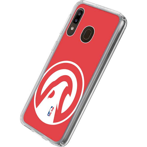 NBA Atlanta Hawks Largo Logo Galaxy A20 Clear Case