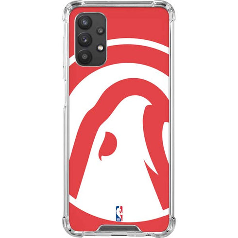 NBA Atlanta Hawks Largo Logo Galaxy A32 5G Clear Case