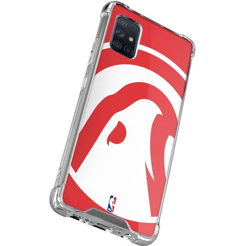 NBA Atlanta Hawks Largo Logo Galaxy A71 5G Clear Case