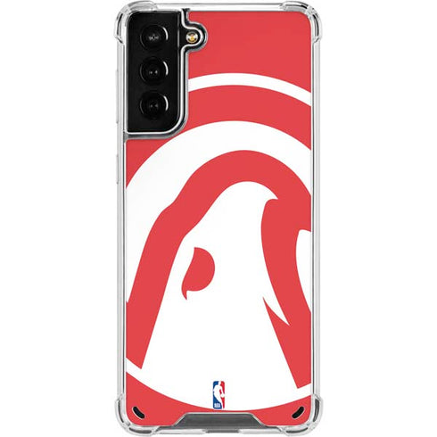 NBA Atlanta Hawks Largo Logo Galaxy S21 Plus 5G Clear Case