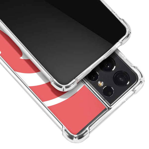 NBA Atlanta Hawks Largo Logo Galaxy S21 Ultra 5G Clear Case