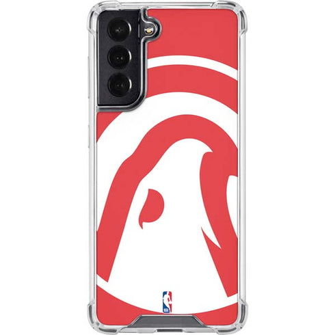 NBA Atlanta Hawks Largo Logo Galaxy S22 Clear Case