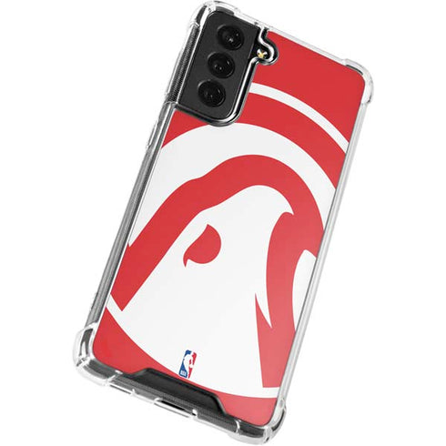 NBA Atlanta Hawks Largo Logo Galaxy S22 Plus Clear Case