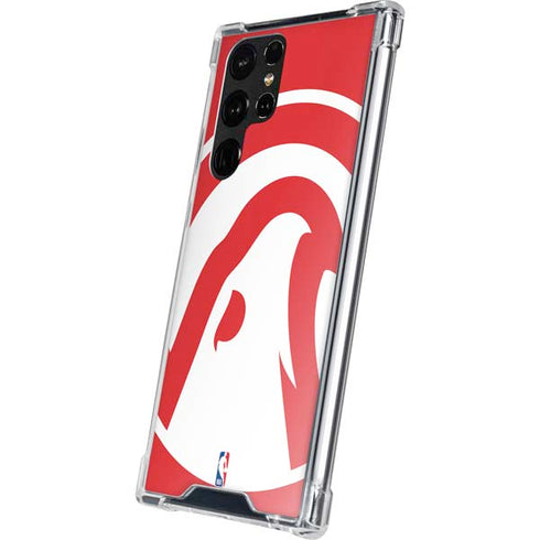NBA Atlanta Hawks Largo Logo Galaxy S22 Ultra Clear Case