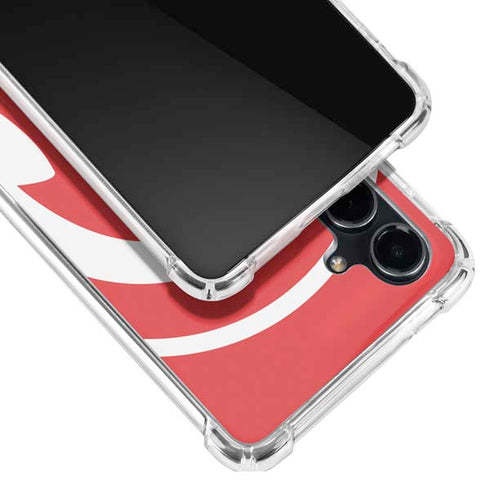 NBA Atlanta Hawks Largo Logo Galaxy S23 FE Clear Case