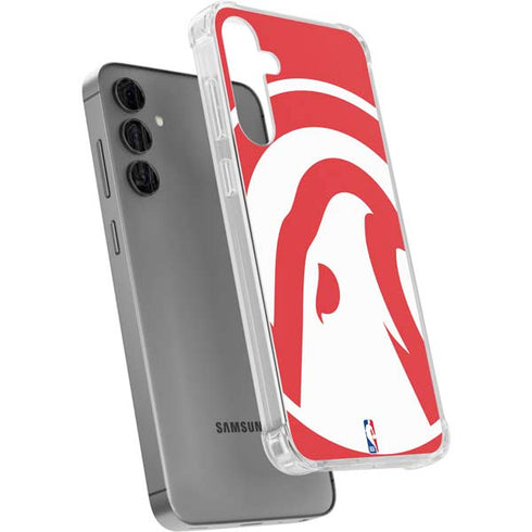 NBA Atlanta Hawks Largo Logo Galaxy S24 Plus Clear Case