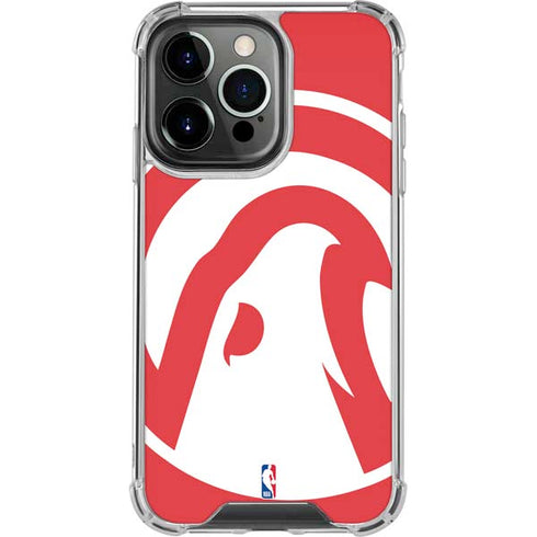 NBA Atlanta Hawks Largo Logo iPhone 14 Pro Clear Case