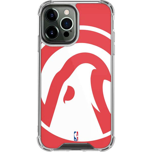 NBA Atlanta Hawks Largo Logo iPhone 14 Pro Max Clear Case