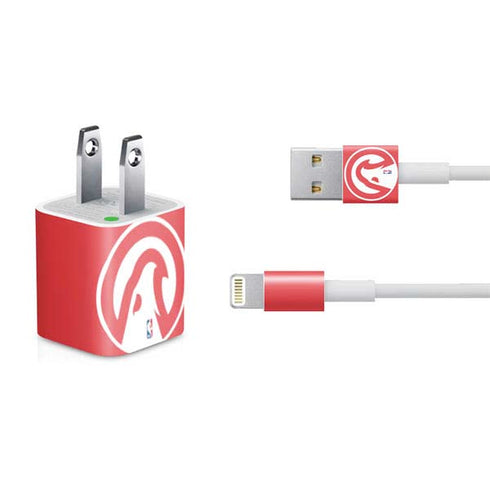 NBA Atlanta Hawks Largo Logo iPhone Charger (5W USB) Skin