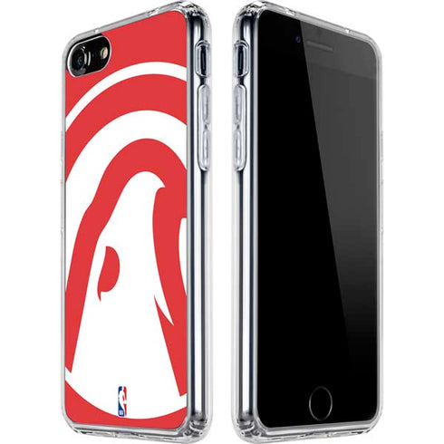 NBA Atlanta Hawks Largo Logo iPhone SE (2nd & 3rd Gen) Clear Case