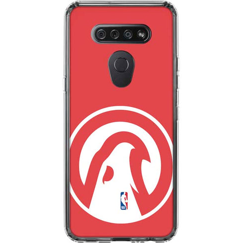 NBA Atlanta Hawks Largo Logo LG K51/Q51 Clear Case