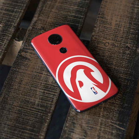 NBA Atlanta Hawks Largo Logo Moto E5 Plus Skin