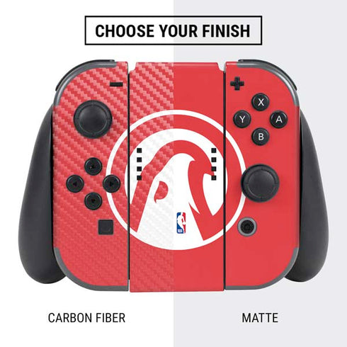 NBA Atlanta Hawks Largo Logo Nintendo Switch Bundle Skin