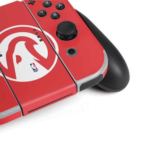 NBA Atlanta Hawks Largo Logo Nintendo Switch OLED (2021) Skin