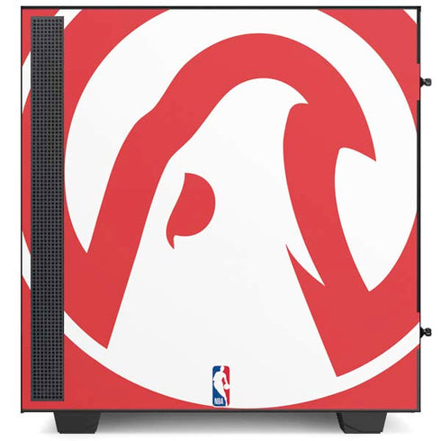 NBA Atlanta Hawks Largo Logo NZXT H510 Compact ATX Mid-Tower Case Skin