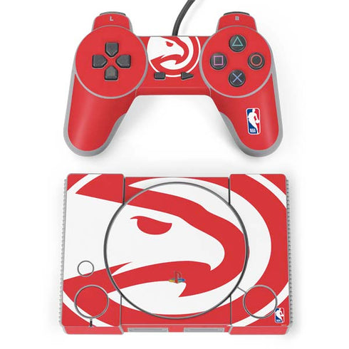 NBA Atlanta Hawks Largo Logo PlayStation Classic Bundle Skin
