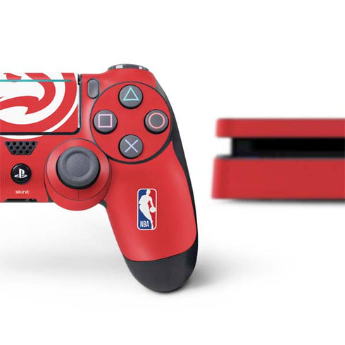 NBA Atlanta Hawks Largo Logo PS4 Slim Bundle Skin