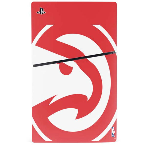 NBA Atlanta Hawks Largo Logo PS5 Slim Digital Edition Bundle Skin