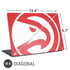 NBA Atlanta Hawks Largo Logo Universal Laptop 16.6in (13.4 x 9.7in) Skin