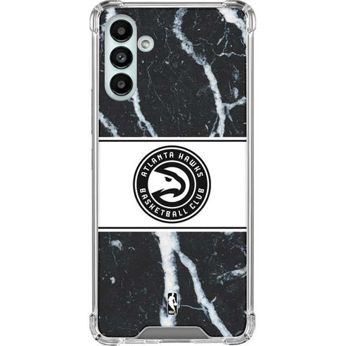 NBA Atlanta Hawks Marble Galaxy A13 5G Clear Case