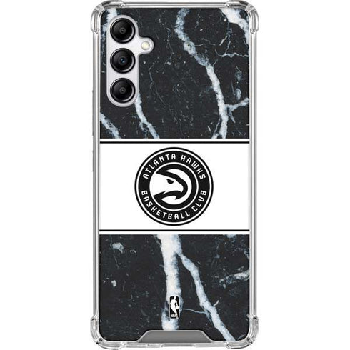 NBA Atlanta Hawks Marble Galaxy A14 5G Clear Case