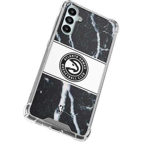 NBA Atlanta Hawks Marble Galaxy A14 5G Clear Case