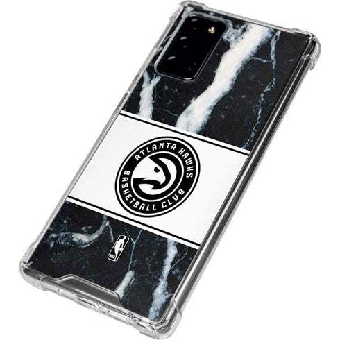 NBA Atlanta Hawks Marble Galaxy Note20 5G Clear Case