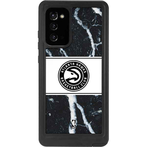 NBA Atlanta Hawks Marble Galaxy Note20 5G Waterproof Case