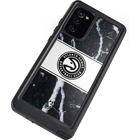 NBA Atlanta Hawks Marble Galaxy Note20 5G Waterproof Case