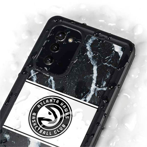 NBA Atlanta Hawks Marble Galaxy Note20 5G Waterproof Case