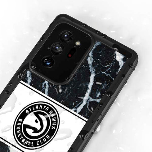 NBA Atlanta Hawks Marble Galaxy Note20 Ultra 5G Waterproof Case