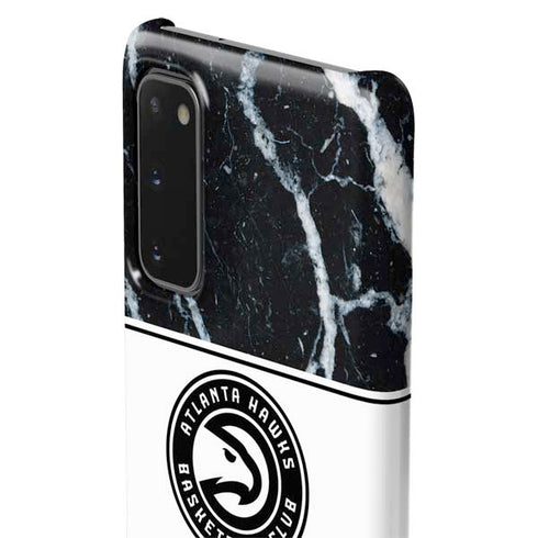 NBA Atlanta Hawks Marble Galaxy S20 Lite Case