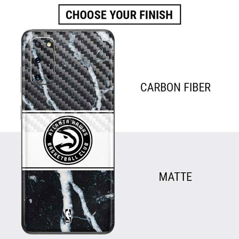 NBA Atlanta Hawks Marble Galaxy S20 Skin