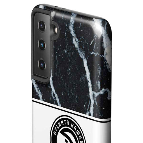 NBA Atlanta Hawks Marble Galaxy S21 Plus 5G Pro Case